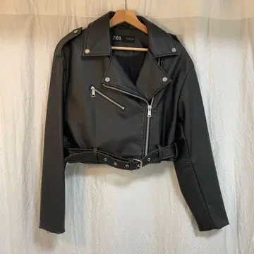 ZARA 블랙 라이더 자켓 S