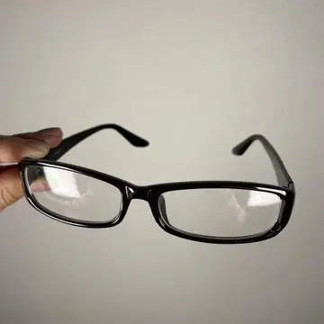 안경 안경 직사각형 프레임 블랙 검은색 테두리 튼튼한 두꺼운