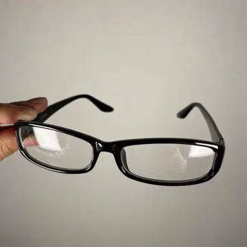 안경 안경 직사각형 프레임 블랙 검은색 테두리 튼튼한 두꺼운