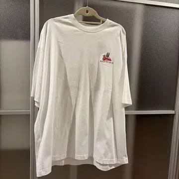 마론 크림 T셔츠 3L 자수 패턴 산리오 새상품