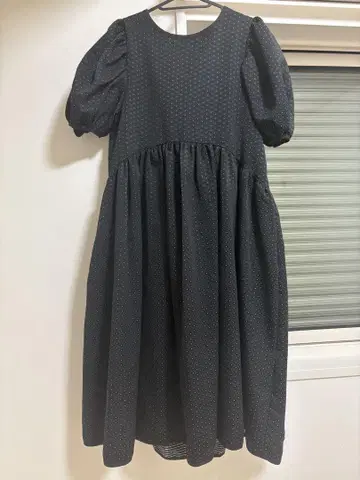 THE OPEN 올 패턴 원피스 블랙 한국 AMELY