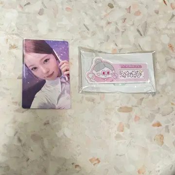 NiziU 아야카 복권 해피 드로우 네임 배지 트레이딩 카드 팝업