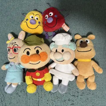 호빵맨 봉제 인형 세트