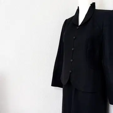 레리안 블랙 포멀 수트 세레모니 실크 혼방 관혼상제 9호 블랙