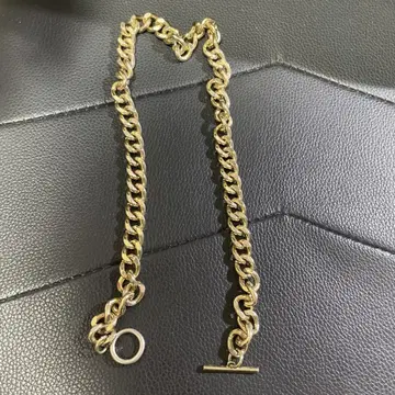골드 체인 목걸이 토글식
