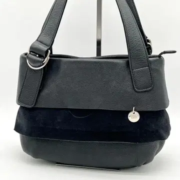 [ 새상품급 ] NinaRicci 티어드 프릴 핸드백 스웨이드 가죽