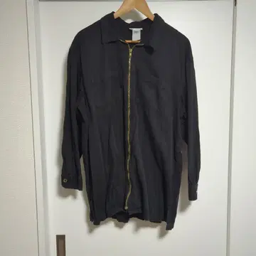 JONES NEW YORK 블랙 집업 셔츠 1X