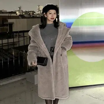 Herlipto Fleur Shearling Boa Coat