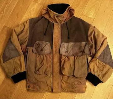 1983AW C.P.COMPANY 나일론 x 스웨이드 블루종