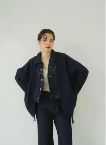 크누스 스머프 manyway 데님 재킷 카디건