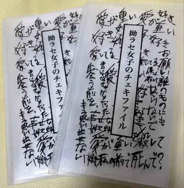 달콤한 폭력 폴라로이드 파일 2개 세트