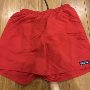 patagonia 레드 숏팬츠 S
