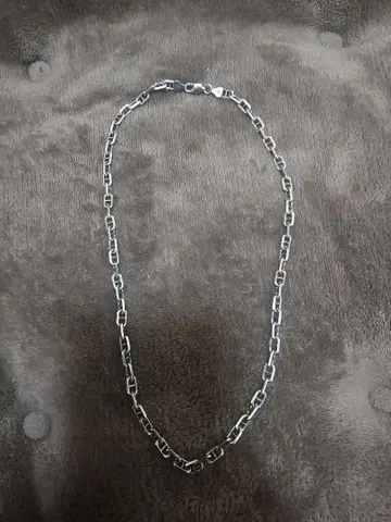 앵커 체인 목걸이 925 50cm 5.5mm 4면 컷