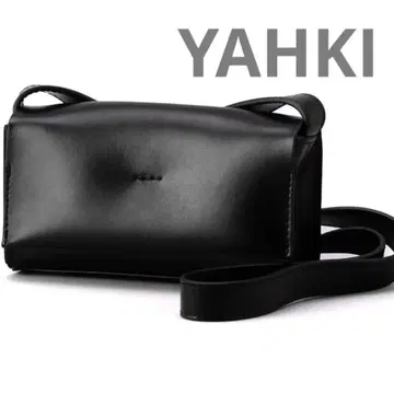 새상품급 YAHKI 숄더백 블랙 미니백 천연 가죽 블랙