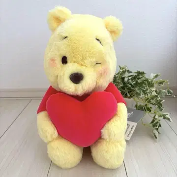 디즈니 스토어 곰돌이 푸 니코니코 하아쵸 봉제 인형