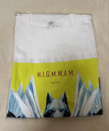 MAN WITH A MISSION H.I.G.M.W.A.M 티셔츠 화이트