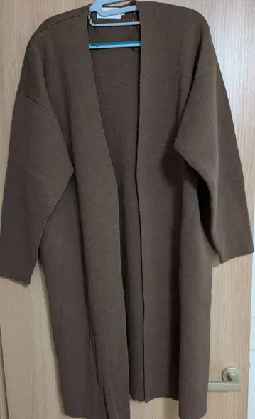 AZUL by MOUSSY 브라운 롱 가디건 F 사이즈