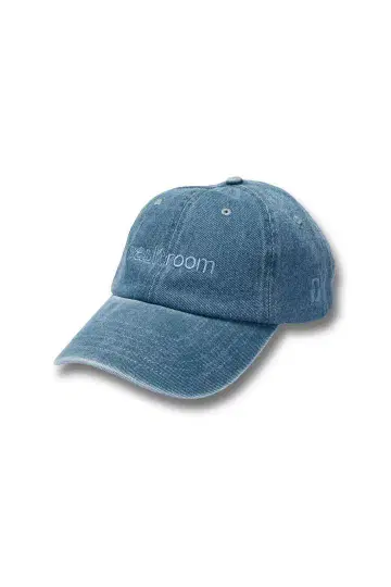 VAULTROOM 로고 캡 / 워시 블루