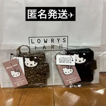 LOWRYS FARM 키티 퀼팅 프로필 키 체인 2개