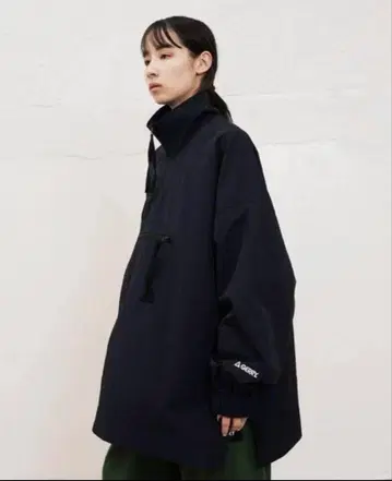 Air Tokyo GERRY 별주 콜라보 하프 지퍼 블루종 아노락