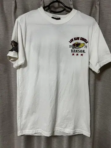 VANSON LOW BLOW KNUCKLE 셔츠 M 화이트