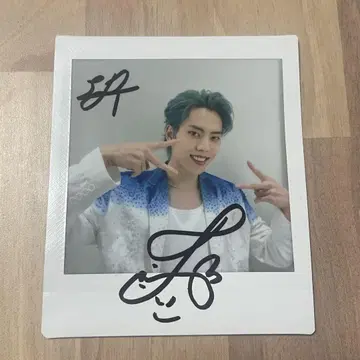 INFINITE 동우 친필 사인 폴라로이드