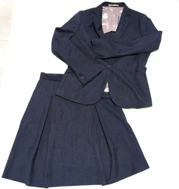 ORIHICA RHYME 네이비 스커트 셋업