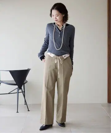 Dickies/디키즈 SLOBE 별주 하이웨스트 슬랙스