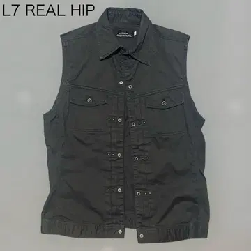 L7 REAL HIP 슬리브리스 밀리터리풍 베스트