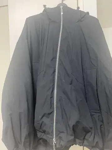 HARE 에어 서멀 후드 블루종 다운