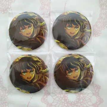 극장판 귀멸의 칼날 무한성편 키 비주얼 캔뱃지 세트 B 무이치로