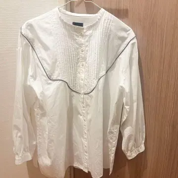 늑대와 올빼미 블라우스 셔츠 볼륨 슬리브