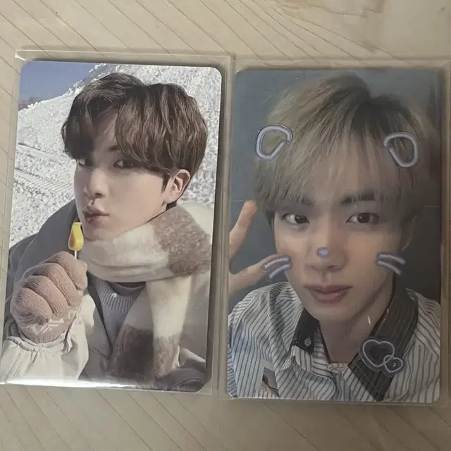 BTS 방탄 윈패 윈터패키지 석진 일본 라이트 석진 포카 일괄 양도