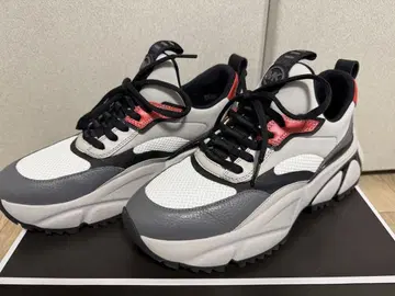 MK 스니커즈 화이트/그레이/레드