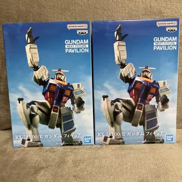 기동전사 건담 RX-78F00/E 피규어 2점 남코 한정판 오사카 만박