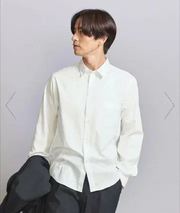미사용 BEAUTY&YOUTH 클리어 옥스퍼드 레귤러 셔츠 화이트 M