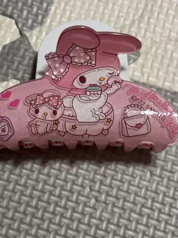 마이멜로디 헤어 클립 핑크