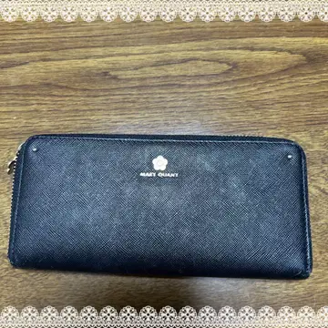 마리콴트 장지갑 MARY QUANT 포켓 부착 마리콴트 장지갑