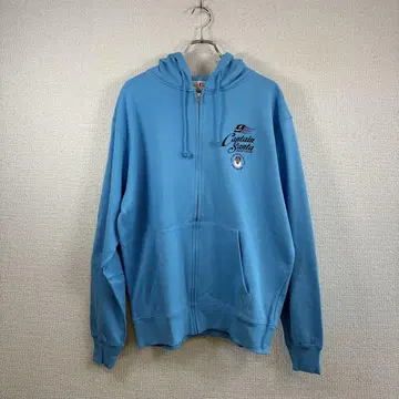 캡틴 산타 라이트 블루 지퍼 후드티 XL