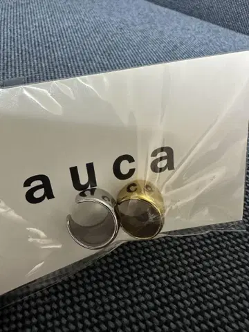 auca 이어커프 2개 세트 실버 골드