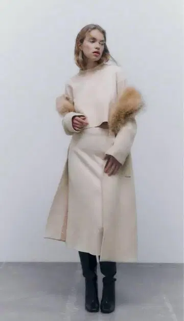 [택 포함 새상품] ZARA 소프트 스웨트 셔츠 셋업