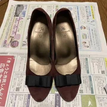 success walk 보르도 리본 포함 펌프스 24.5cm