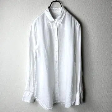 슬로우 이에나 European Linen 레귤러 셔츠 화이트