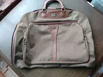 브라운 나일론 수트 백