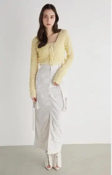 rienda 택 포함 새상품 카고 I라인 J/W SK M