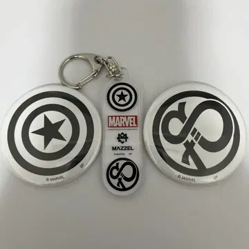 mazzel marvel 세이트 캔뱃지 아크릴 키링 세트