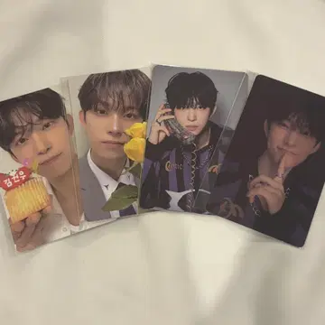 보이플 2 아카이브전 한국 트레이딩 카드 4장 세트 2주차 김건욱
