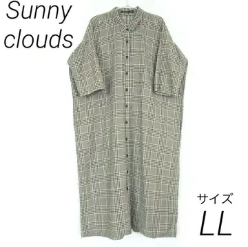 펠리시모 써니클라우드 Sunnyclouds 가운 원피스 LL 면린넨