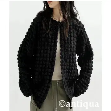 antiqua 포포 원단 가디건
