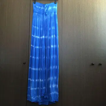 타이다이 패턴 플레어 스커트